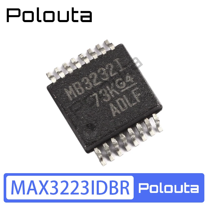 4 Buah/Set Polouta MAX3223IDBR MAX3223ID SSOP-20 Driver/Penerima Kit Komponen Akustik DIY Sirkuit Terintegrasi Arduino Nano