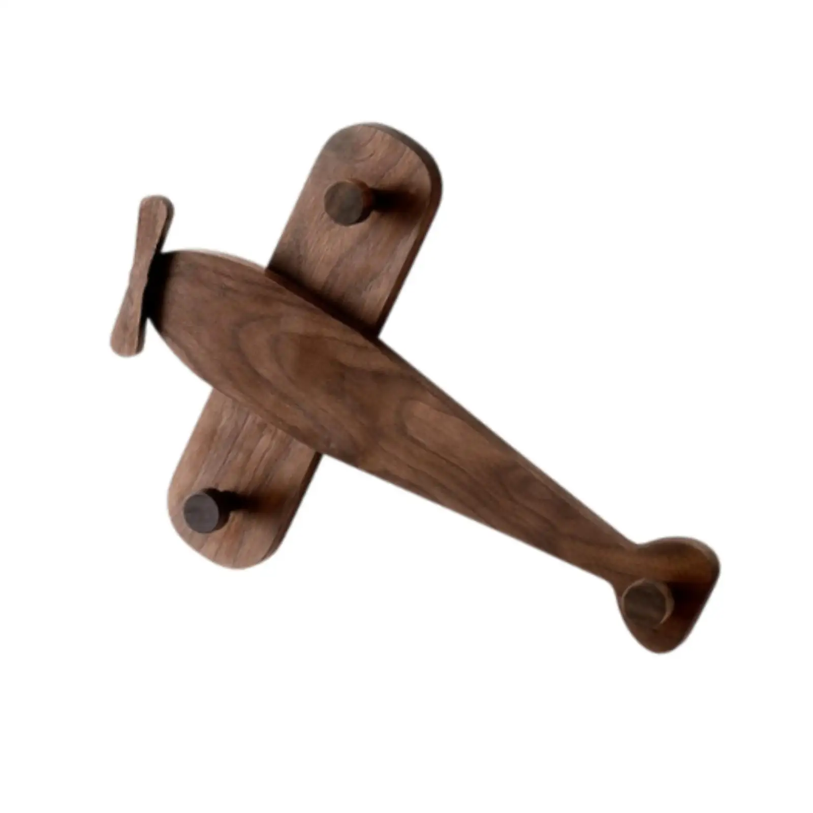 コートラック壁掛け壁掛けフック飛行機型木製装飾コートフックタオルバッグ子供部屋キッチンバスルーム用