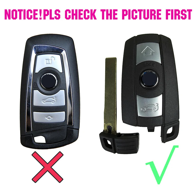Silicone Key Case Cover For BMW 1 3 5 6 7 Series X3 X5 E36 E39 E90 E91 E92 E60 Keyless Fob Shell Holder Protector