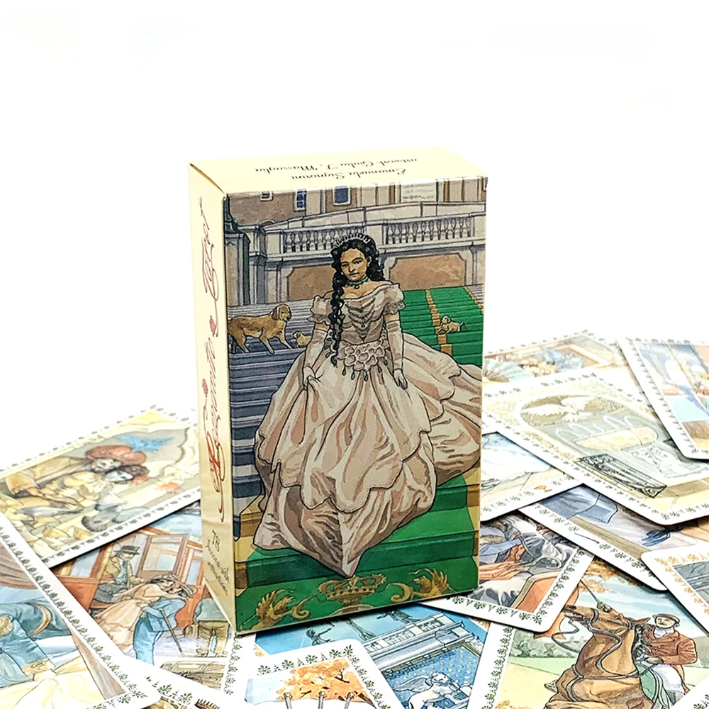 

Romantic Tarot Cards A 78 Deck Oracle English Visions Divination Borad Playing Games，Anniversary Gifts Valentine's Day Gifts