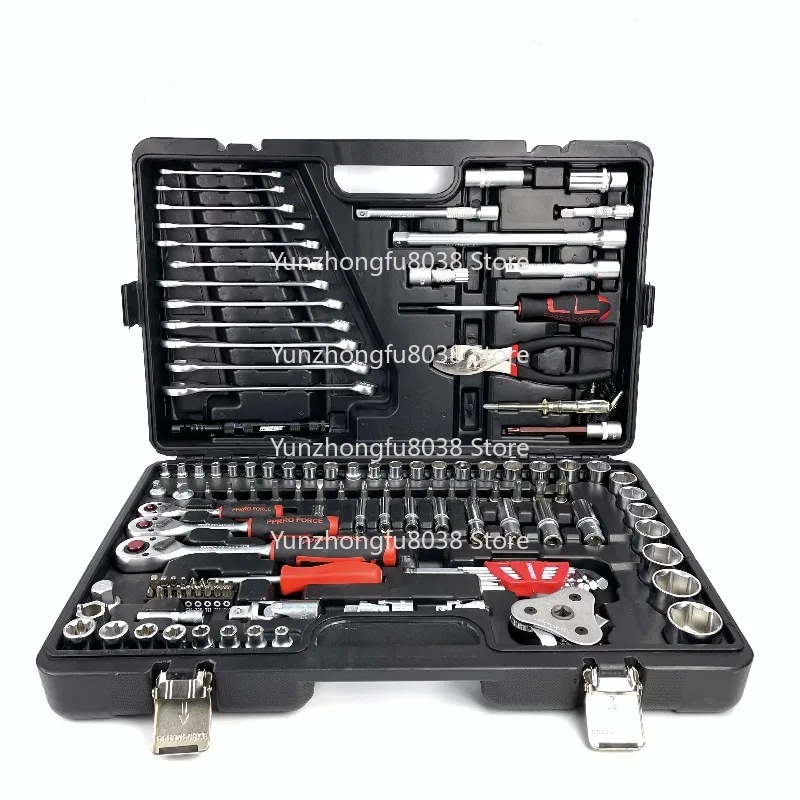 126-Piece Multifunctional Hardware Hand Tools Set Gift Repair Toolbox Combination Household Tools Set Car Repair Toolbox
