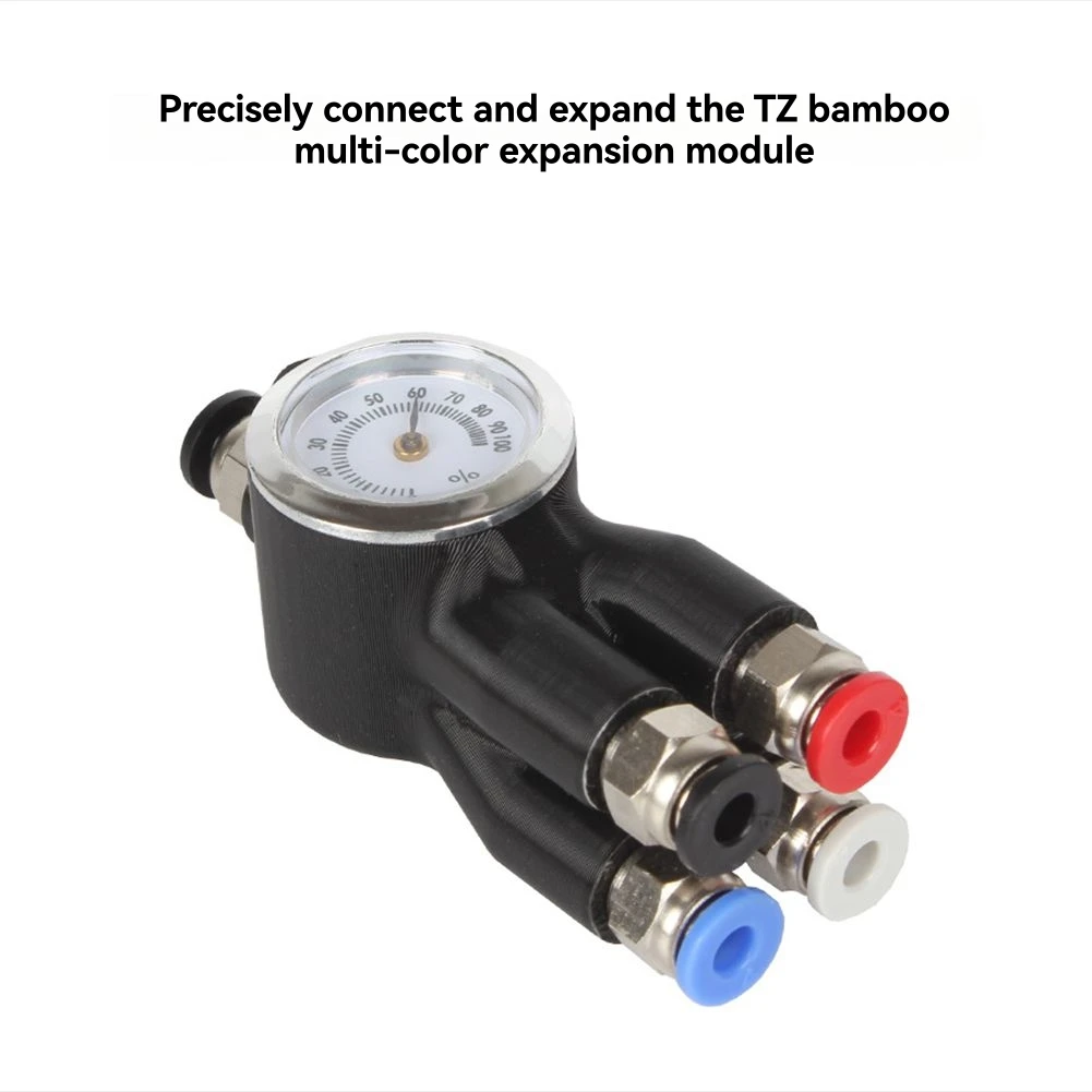 Qy-For Bambu Lab X1C P1P A1 Mini 4-In-1 AMS موصل أنابيب التغذية خمسة اتجاهات محول منفذ التغذية