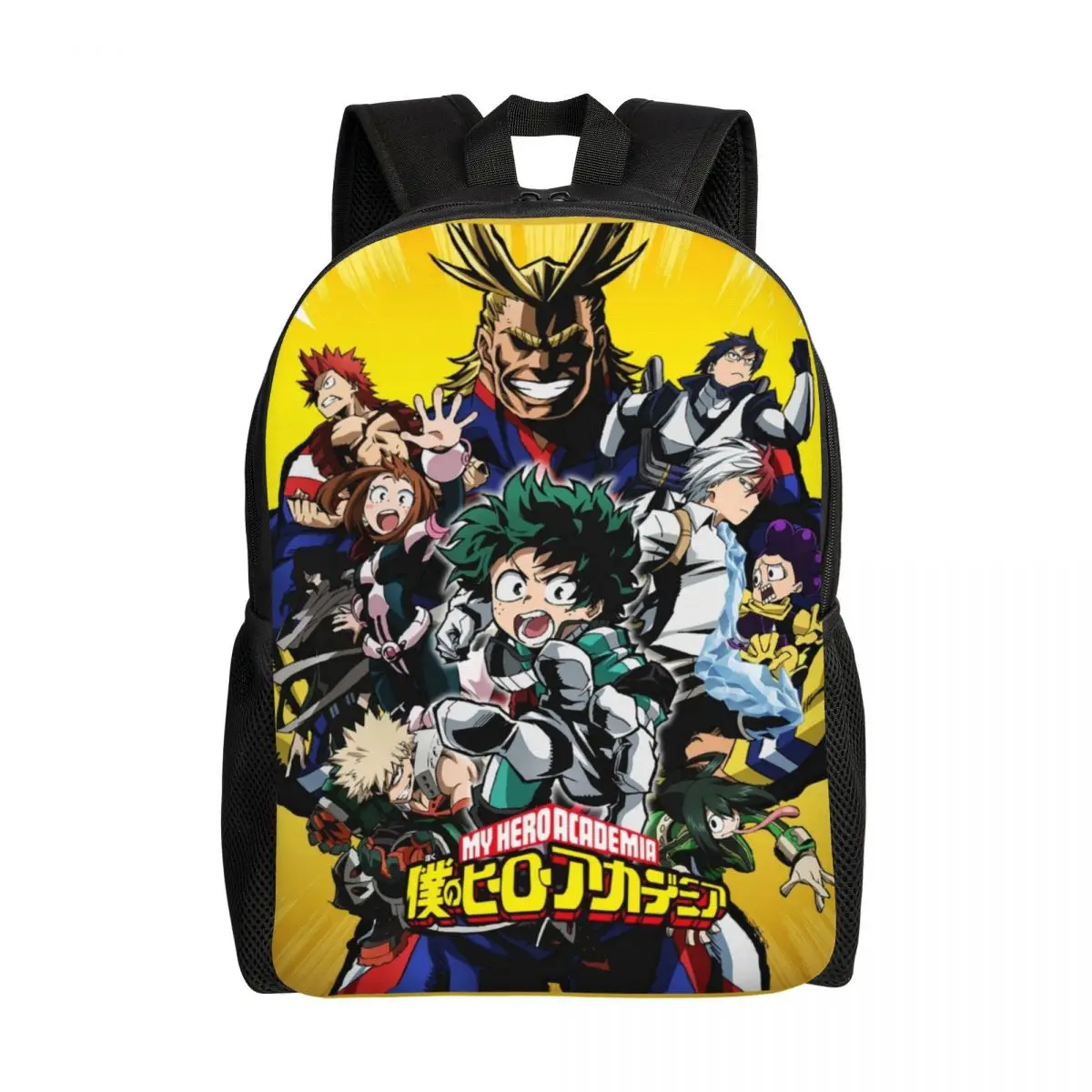 Zaino Boku No Hero Academia personalizzato per uomo e donna, bookbag di base per borse Manga anime per la scuola universitaria