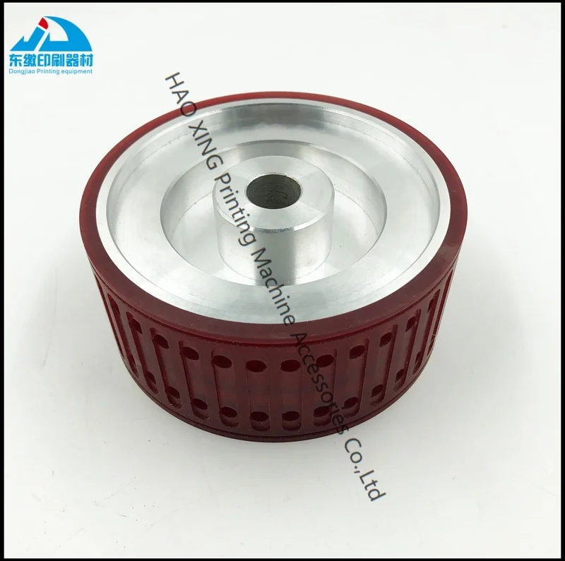 أجزاء آلات الطباعة عجلة شفط 123x18x54 مللي متر ل Stahl أجزاء آلة قابلة للطي عجلة شفط ZD.233-028-0100 جودة عالية