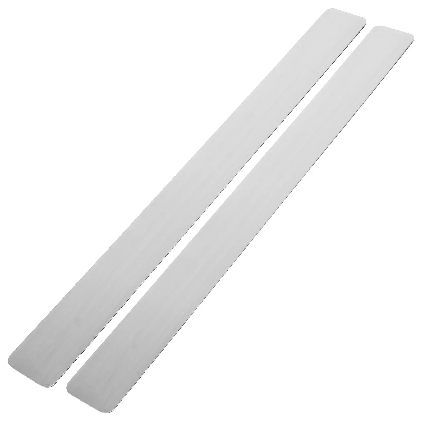 2Pcs Iron Bulletin Board Strips for Wall Adhesive Backing Metal Sheets Photo Wall Display Memo Board Modern Minimalist Design