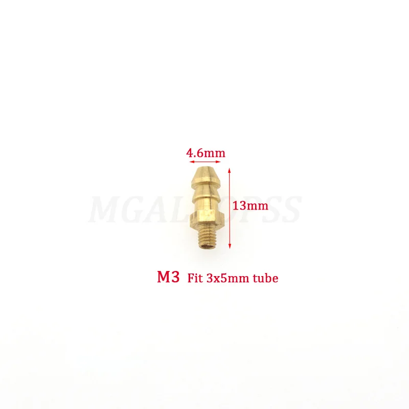 2 szt. RC samochód/łódź mosiężny kran chłodzący wodę (M3/M4/M5 gwintowe smoczki wodne) dysze paliwa do metanolu benzyna samochód/łódź