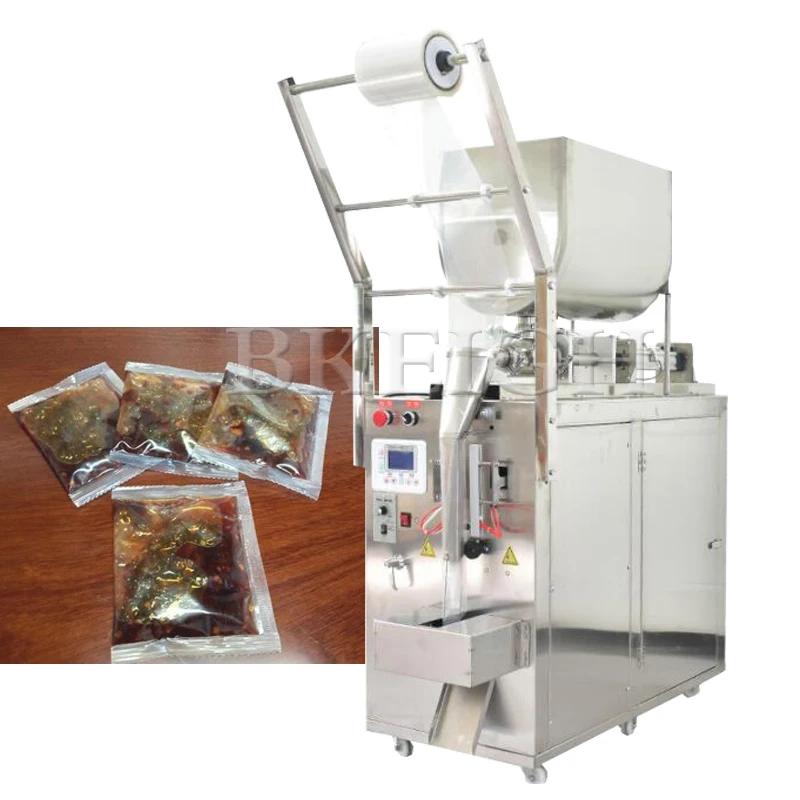 Fully Automatic Tomato Sauce Packaging Machine Horizontal Paste Filling Machine