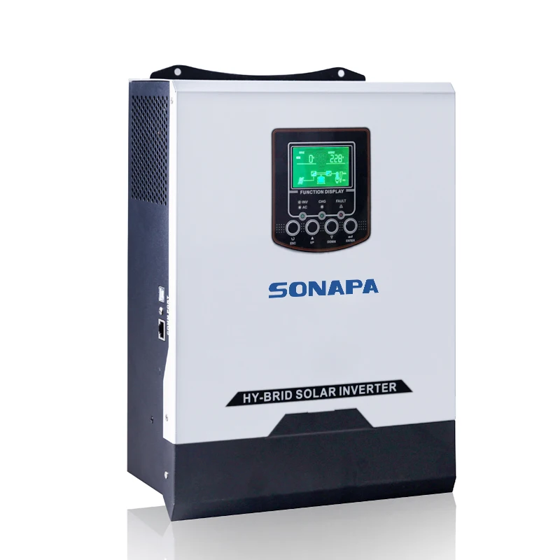 

1Kw 2Kw 3Kw 12V PWM 50A Controller Pure Sine Wave 220V 50Hz Off Grid for Home Power Hybrid Solar Inverter