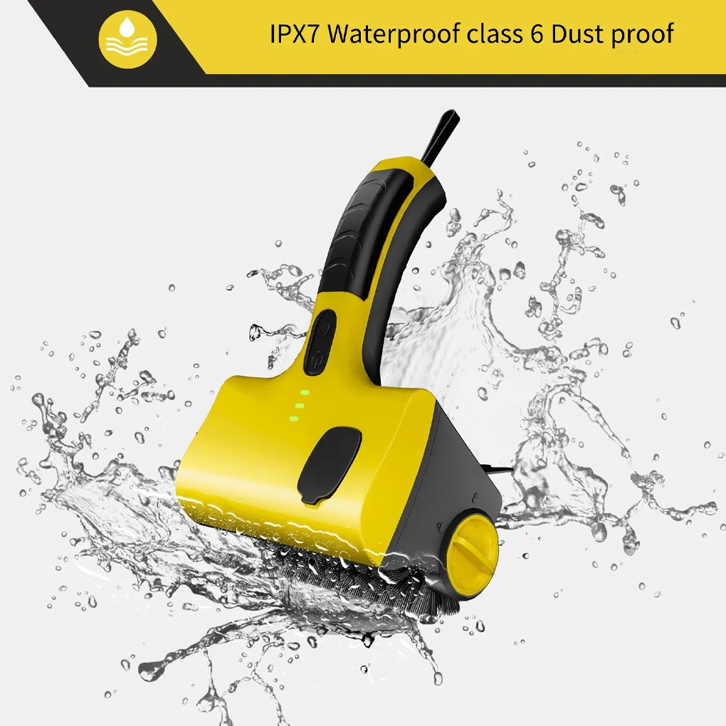 

Wireless Electric Barbecue Grill Cleaning Brush Household Kitchen Tile Cleaning Brush 360° Rotation Angle Replaceable Brush Head