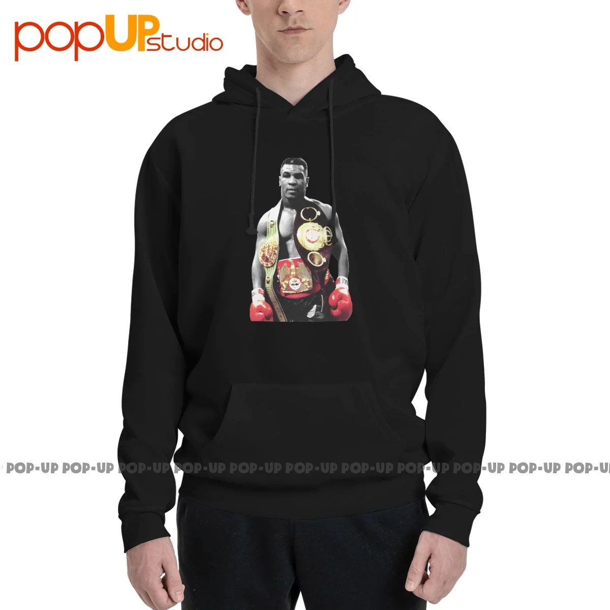 The Champ Tyson Boxing Creed Hip Hop Rap Harajuku Legend Mike Hoodie Sweatshirts Hoodies Casual Splicing