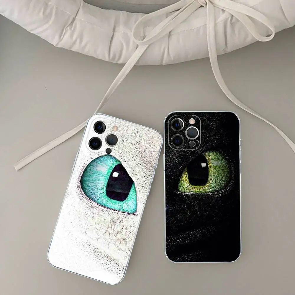

Lovely couple Toothless Fury Dragon New For iPhone 11 12 13 14 15 16 17 Pro Max Plus Air Transparent Clear Shockproof Case