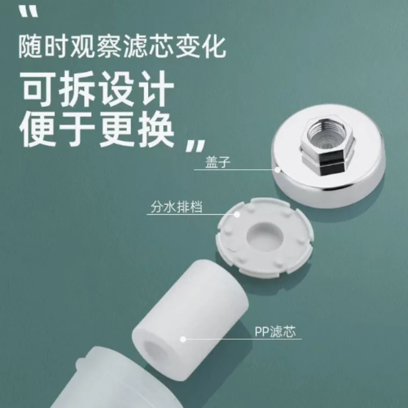 Universal Tap & Shower Filter Kit Household Multi-scene Water Purifier with High Density PP Cotton gallery 2