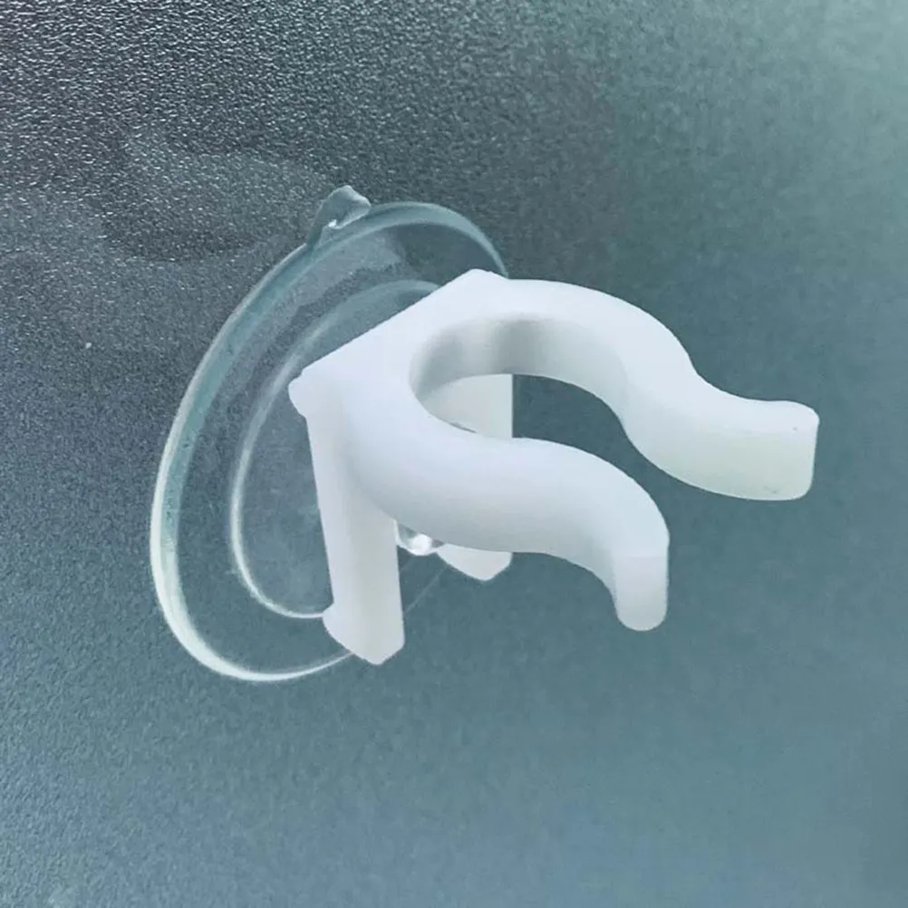 8Pcs Heavy Duty Suction Cup Clip for LED Light Holder Party Decoration Home Office Kitchen Bathroom Mounting Tool White