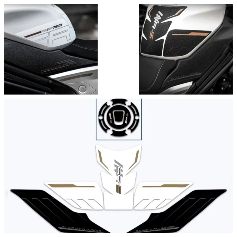 For CFMOTO 750SRS 750 SRS 750SR-S Motorcycle Anti-scratch Fuel Tank Pad Decorative Waterproof Protective Stickers
