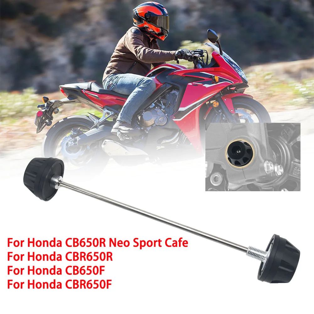 

For Honda CB650R CB650F CB650 F CBR650F CB 650R CBR 650R CB 650F 2014-2023 Front Axle Fork Wheel Protector Crash Slider
