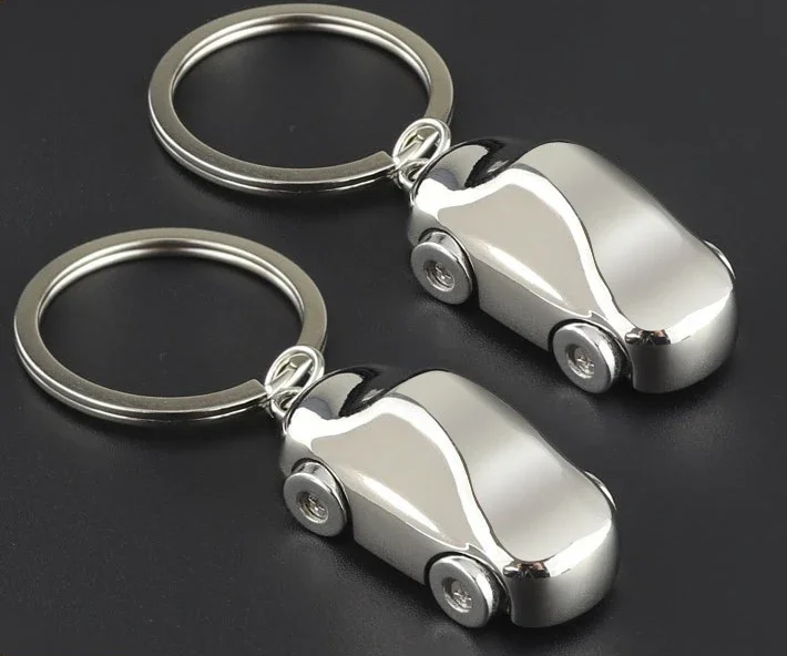 Men small car Keychain Cute car model Keychains dad father Keyrings Cars Key Ring Gift Decoration