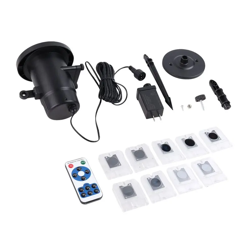 AT63-Halloween Projector Light For Outdoor For Yard Garden- Ghost Projection Lamp Halloween Themed Lights US PLUG