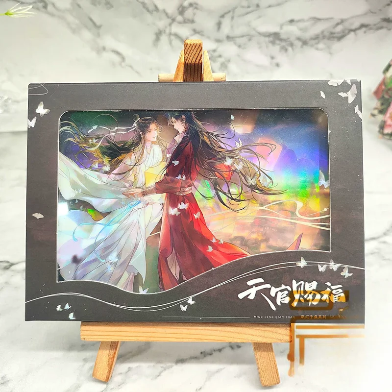 Anime Tgcf Tian Guan Ci Fu Xie Lian Hua Cheng Badge Shikishi Shikishi Acrylic Stand Keychain Cosplay Desktop Decoration Gift