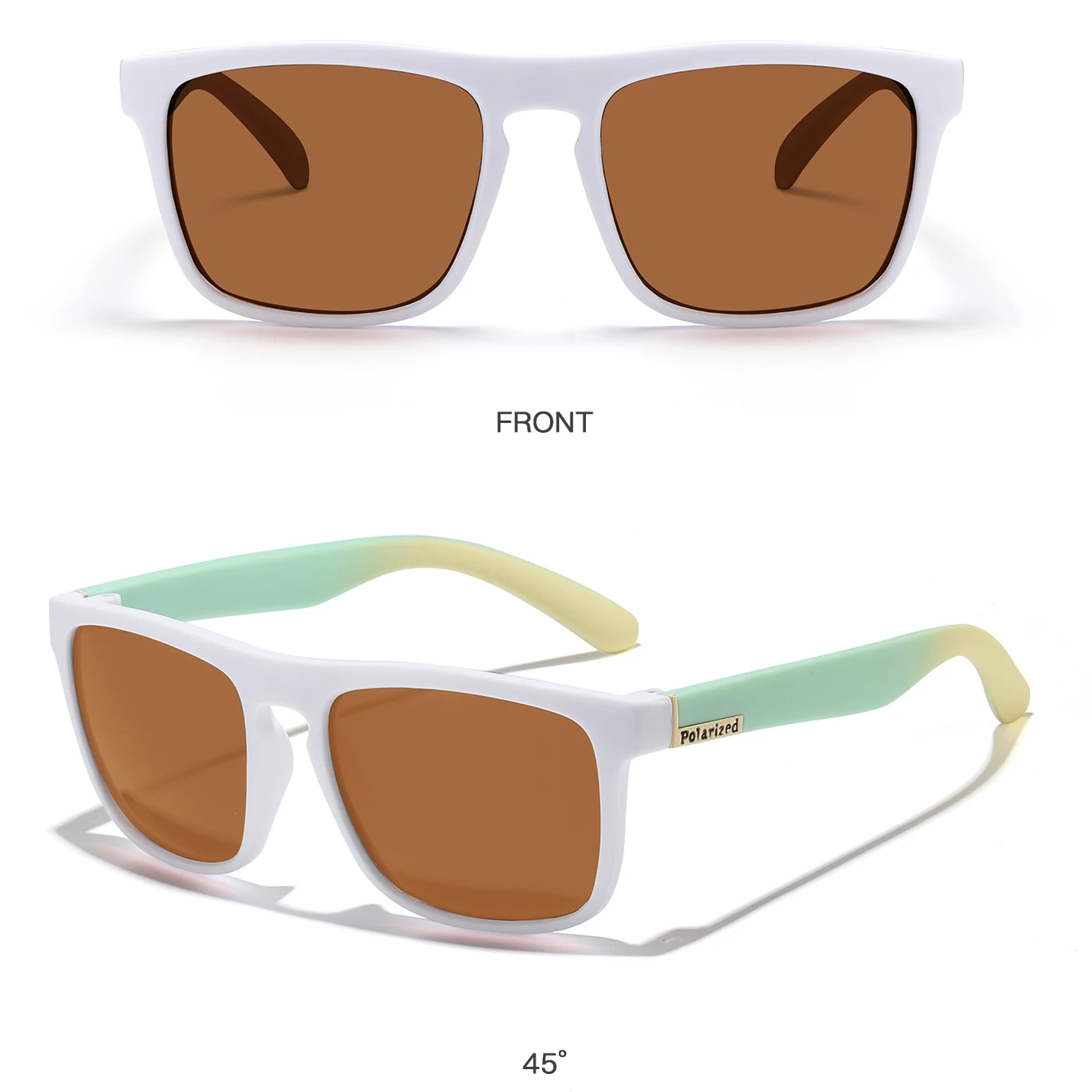 Polarisierende UV400-Angel-Sonnenbrille, tägliches Fahren, Outdoor-Sport, Radfahren, Laufen, rosa und lila Farbe für Paare als Geschenk – Detail 5