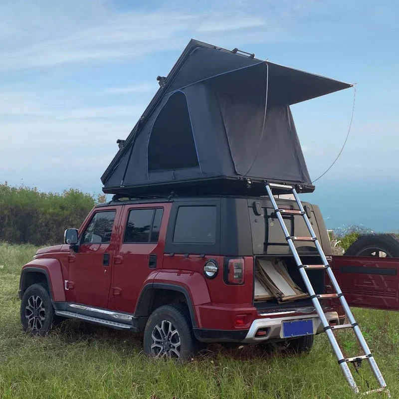 

Aluminum Outdoor Hiking Camping Car Hard Shell Rooftop Tent Roof Top Tent Top Roof Car Tent