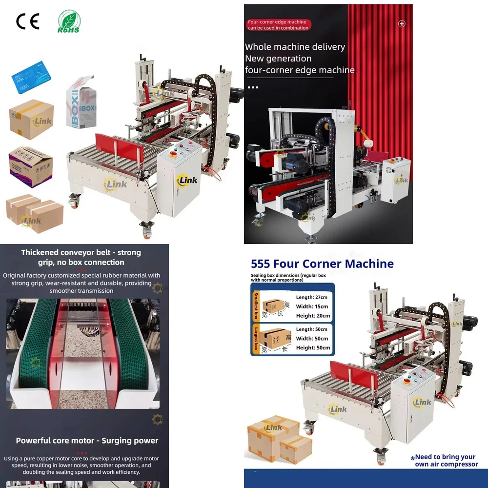 

220V Carton Sealing Packing Machine 1620 pcsmin Foam Box Sealing Machine Automatic Carton Sealer with Touch Sensor