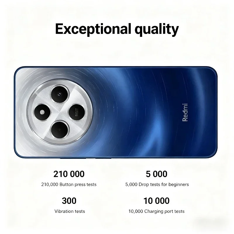 هاتف Redmi 14C 8GB+256GB، شاشة HD+ مقاس 6.88 بوصة، بطارية بقدرة 5160 مللي أمبير في الساعة، كاميرا MediaTek Helio G81-Ultra، كاميرا AI بدقة 50 ميجابكسل، Xiaomi HyperOS