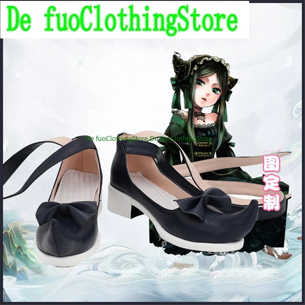 

Black Butler Sieglinde Sullivan Cosplay Shoes Boots Game Anime Halloween DefuoClothing Shoes Store