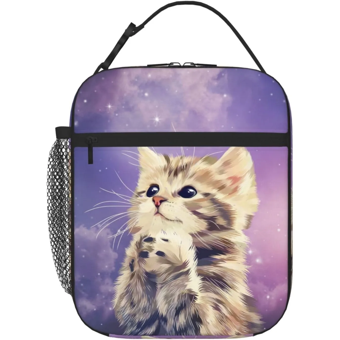 Zodiac Signs Mushroom Lunch Bag Insulated Lunch Box Reusable Lunch Tote Bag