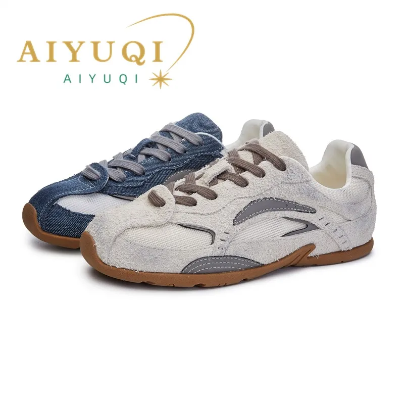 AIYUQI 2024 New Canvas Moral Training Shoes Women Anti-skiing Sneakers Women's Shoes Flat Comfortable Women's Shoes