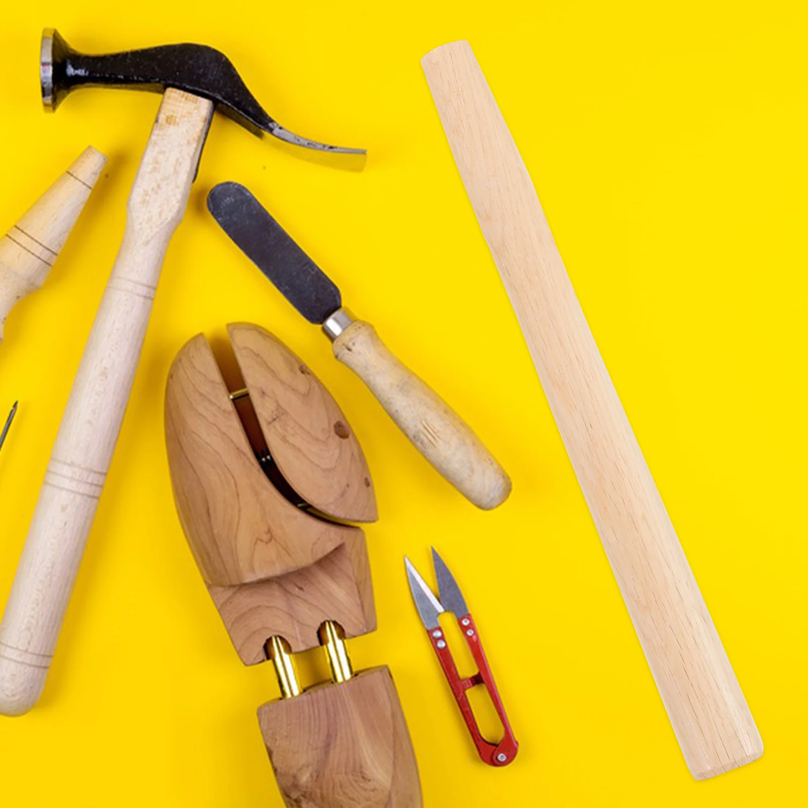 

Versatile Wooden Hammer Handle Replacement Ergonomic Grip DIY Outdoor Tool Repair Part Wood Camp Axe Handle Wooden Tool Handles