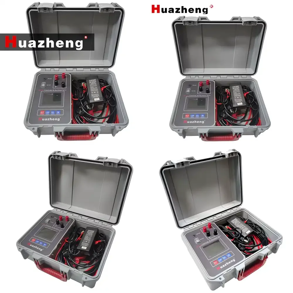 

Transformer Contact DC Resistance Tester Micro Ohmmeter for Huazheng Electric HZ-3110 Winding Resistance Measurement Test