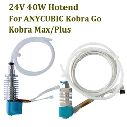 24V 40W Kobra Max Hotend testina di stampa parti della stampante 3D riscaldatore a cartuccia Hot End per ANYCUBIC Kobra Go Kobra Plus Max J-Head