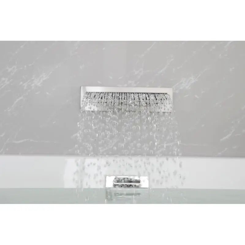 

Wall Mount Tub Filler Spout for Bathroom Sink - High Flow Cascade Waterfall Faucet for Bathtubs and Showers