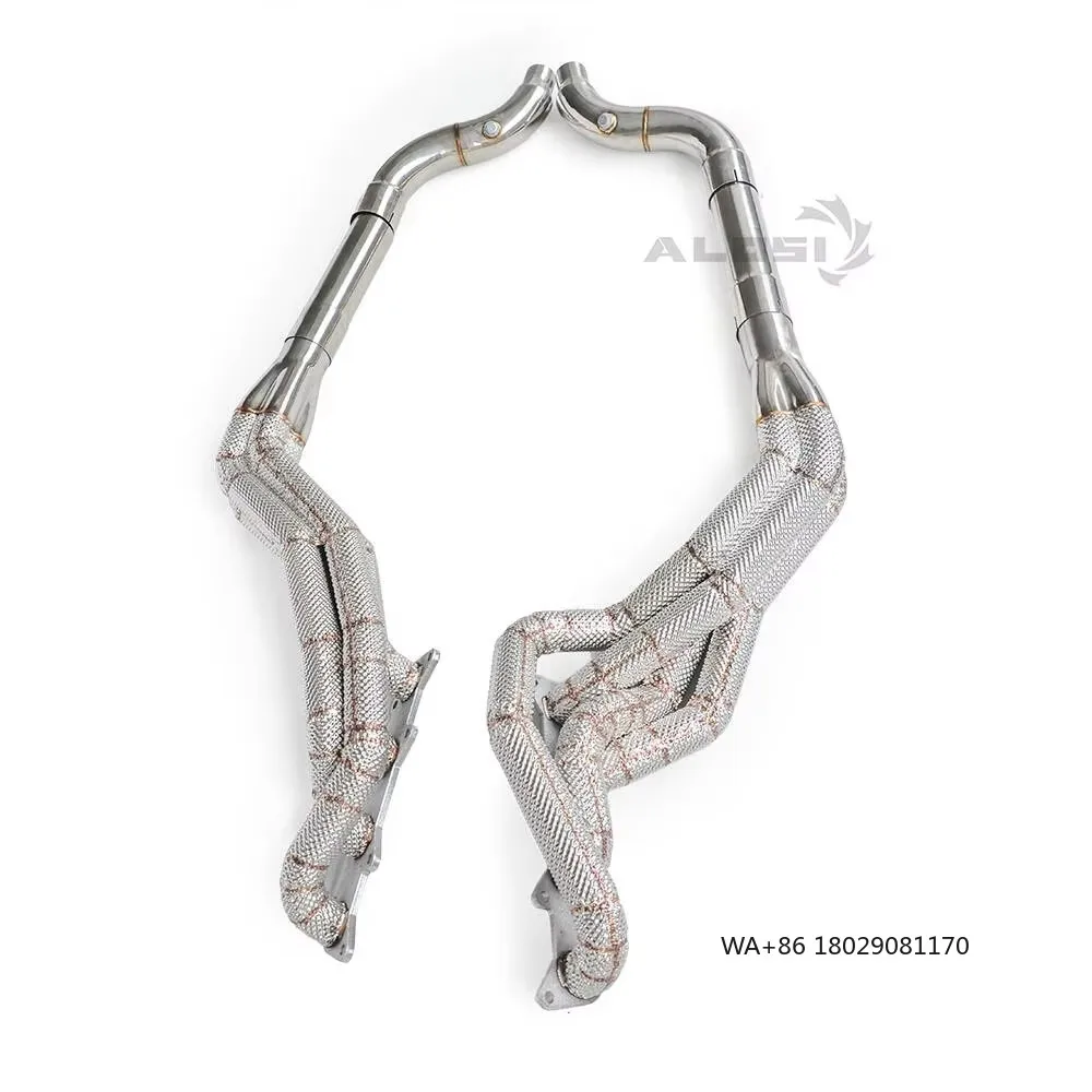 

Exhaust Manifold Header Suitable for 5.0L 2015-2024 with Insulation Device Made of 304 Stainless Steel Material