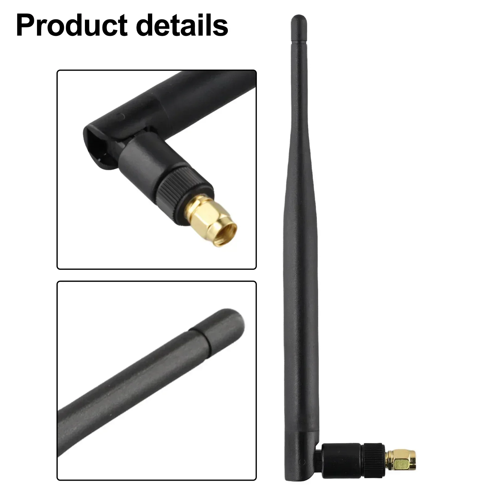 Antena de helio HNT IP66 IoTWAN Antena SMA Terminal macho -40 ℃   A +70 ℃   1,3×1,3×19,7cm 50Ohm 90 °   Plegable