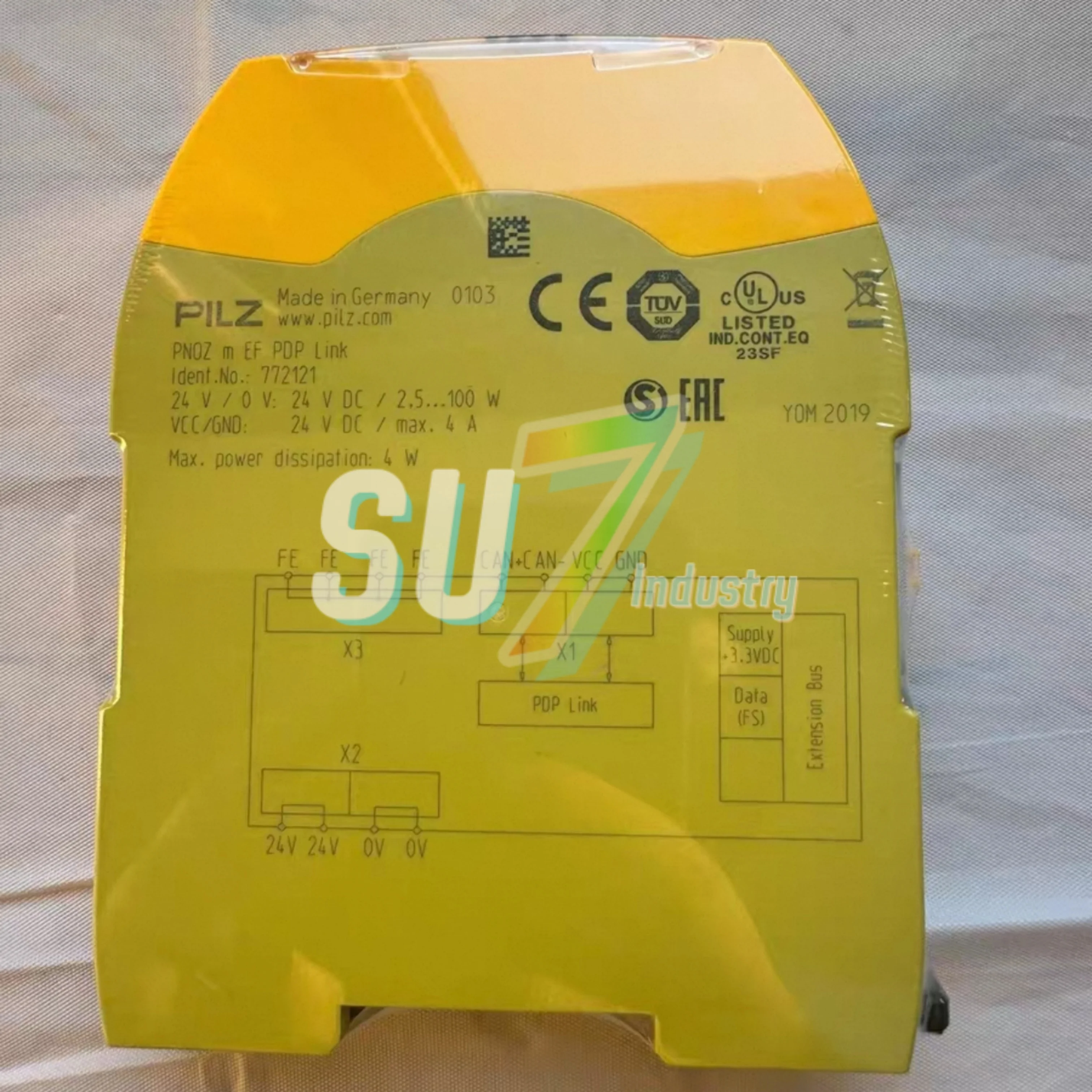 772120 PNOZ m EF 772121 PNOZ m EF 100% وحدة تحكم أمان جديدة