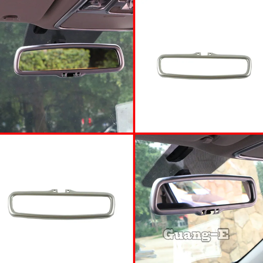 

For Kia Sportage KX5 2016 2017 2018 High Quality ABS Matte Inner Back Rear View Eyebrow Side Mirror Strip Trim Frame Lamp 1PCs