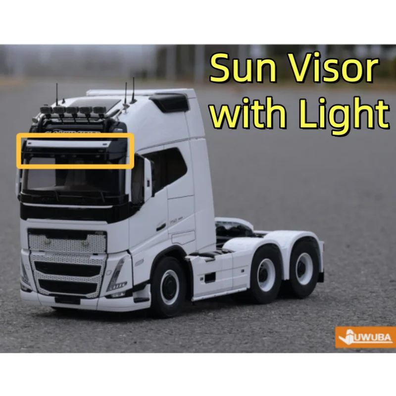 1:14th Scale RC Truck plastic Simulation Sun Visor For Tamiya For VOLVO FH16 XL750 56375 56360 56362 Model Car DIY Parts
