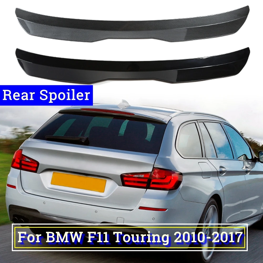 For BMW 5 series Touring F11 M Sport 535i Msport 2010-2017 Roof Spoiler ABS Plastic Spoiler Rear Wing Car Tail Wing Decoration