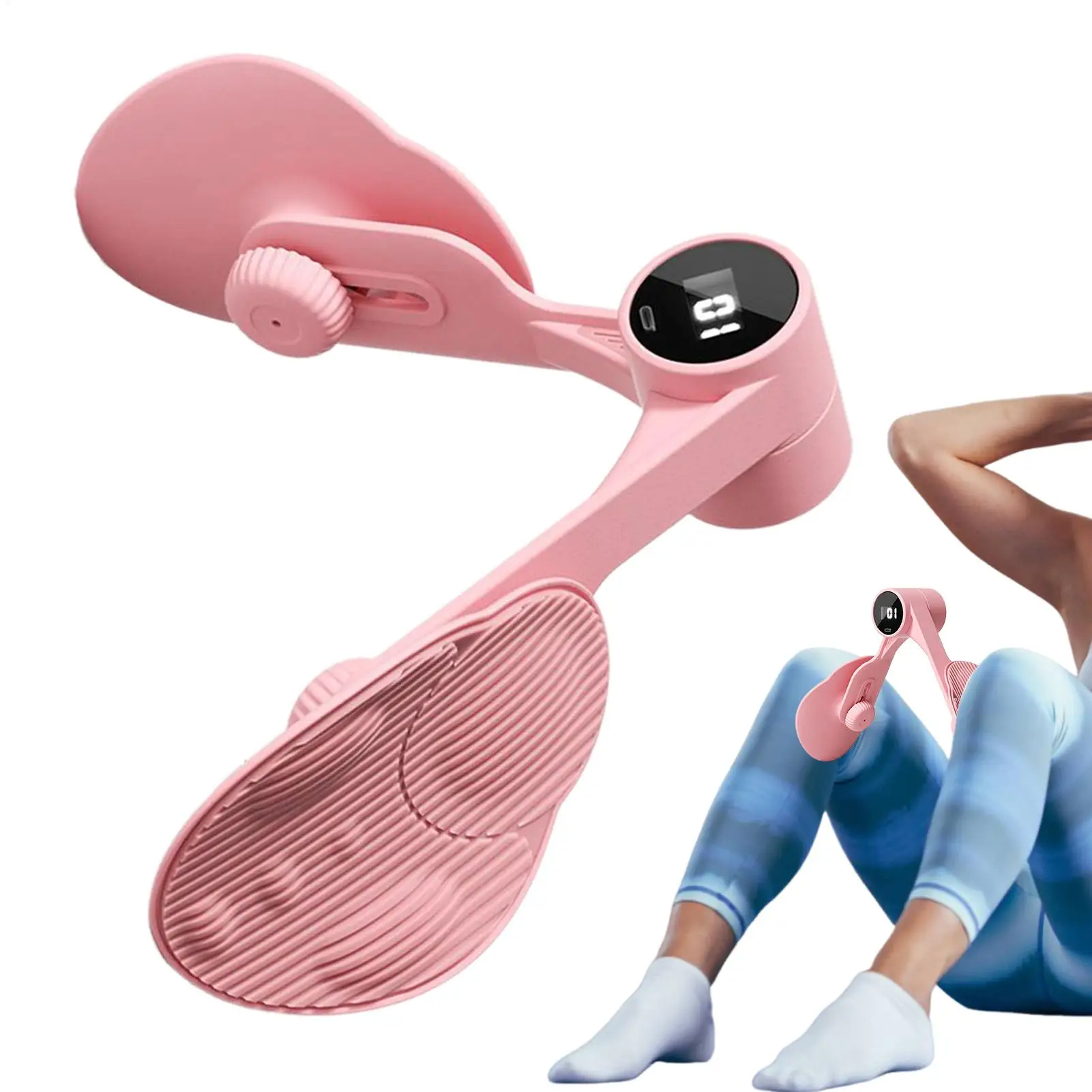 

Тренажер для мышц тазового дна, усилители для бедер, ног, живота, ягодиц, тренажер для мышц тазового дна со счетчиком для мужчин и женщин