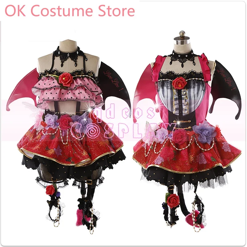 OK-Costume Anime Lovelive Honoka Hanayo Maki Umi All Members Little Devil Sexy Lovely Uniform Cosplay Costume Party Outfits