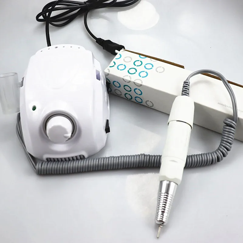 強力な 210 マニキュアマシンチャンピオン 65 ワットマイクロモーター 35000RPM H20N ハンドピース電気ネイルドリルネイルアート機器