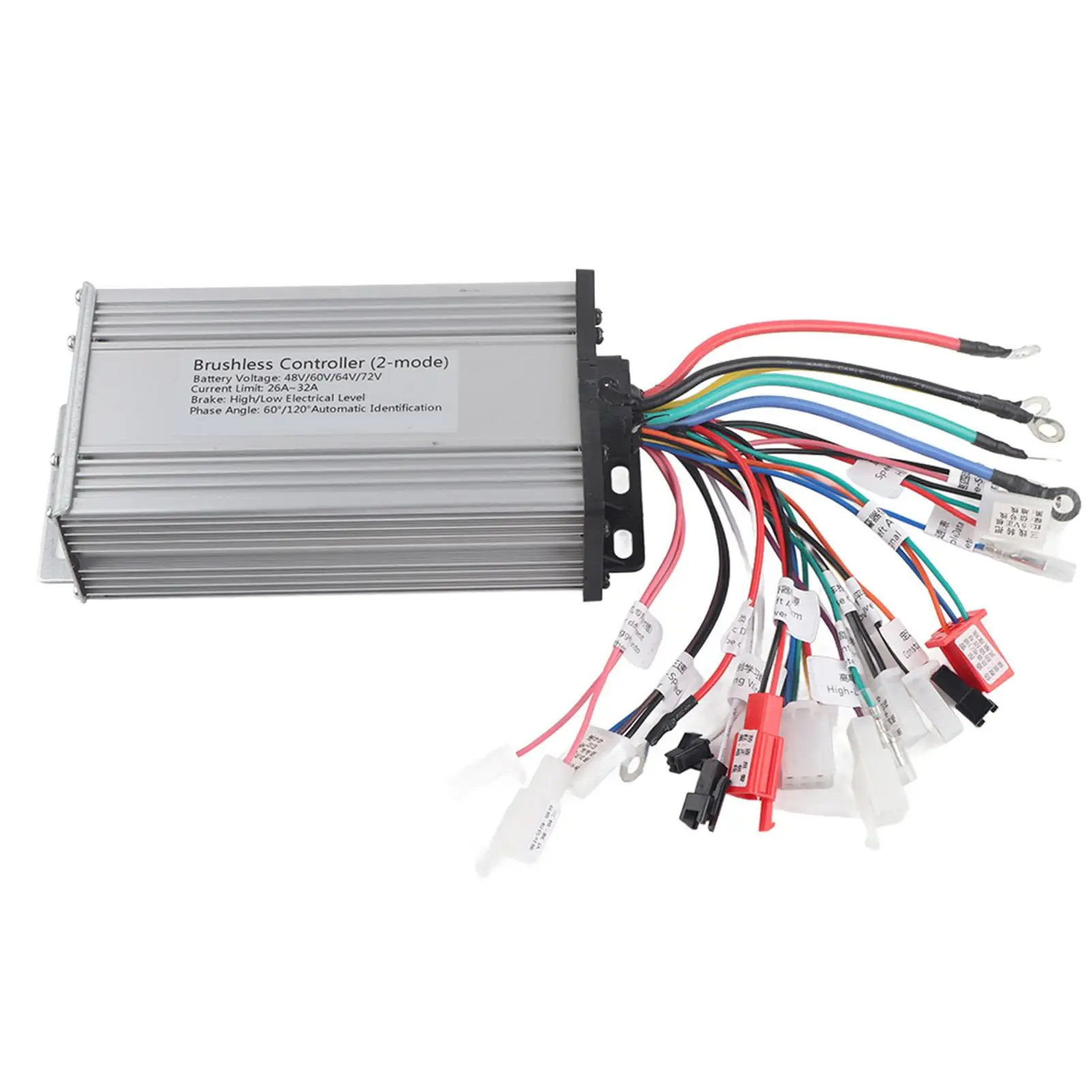 

48V 60V 64V 72V 1000-1500W Brushless Motor Controller for E-Bikes/Scooters - Dual-Model Speed Controller