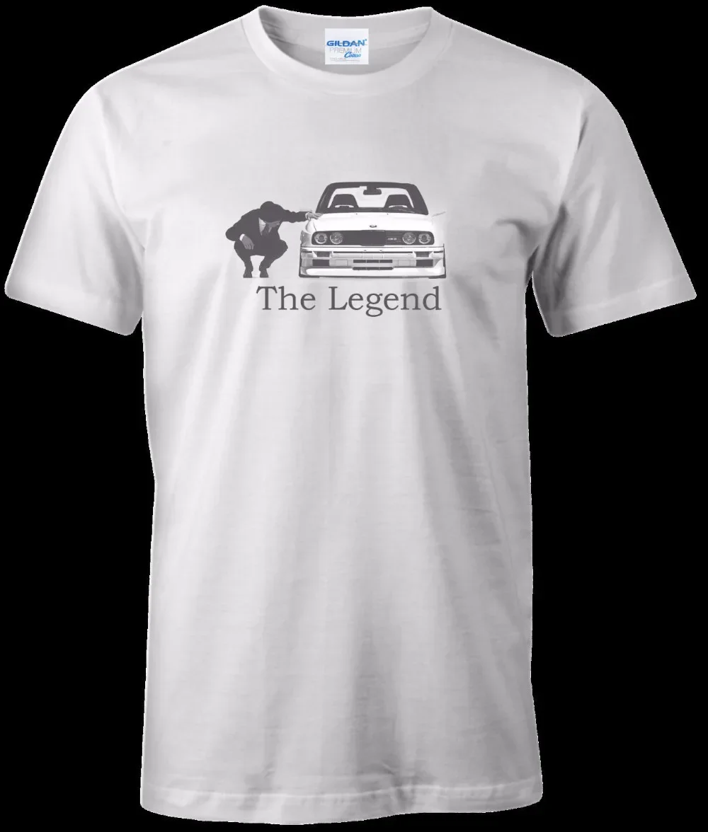 Nieuwe hoog-elastische katoenen grappige merkkleding E30 M3 gepersonaliseerde auto 100% katoenen T-shirt Maak je eigen exclusieve T-shirt