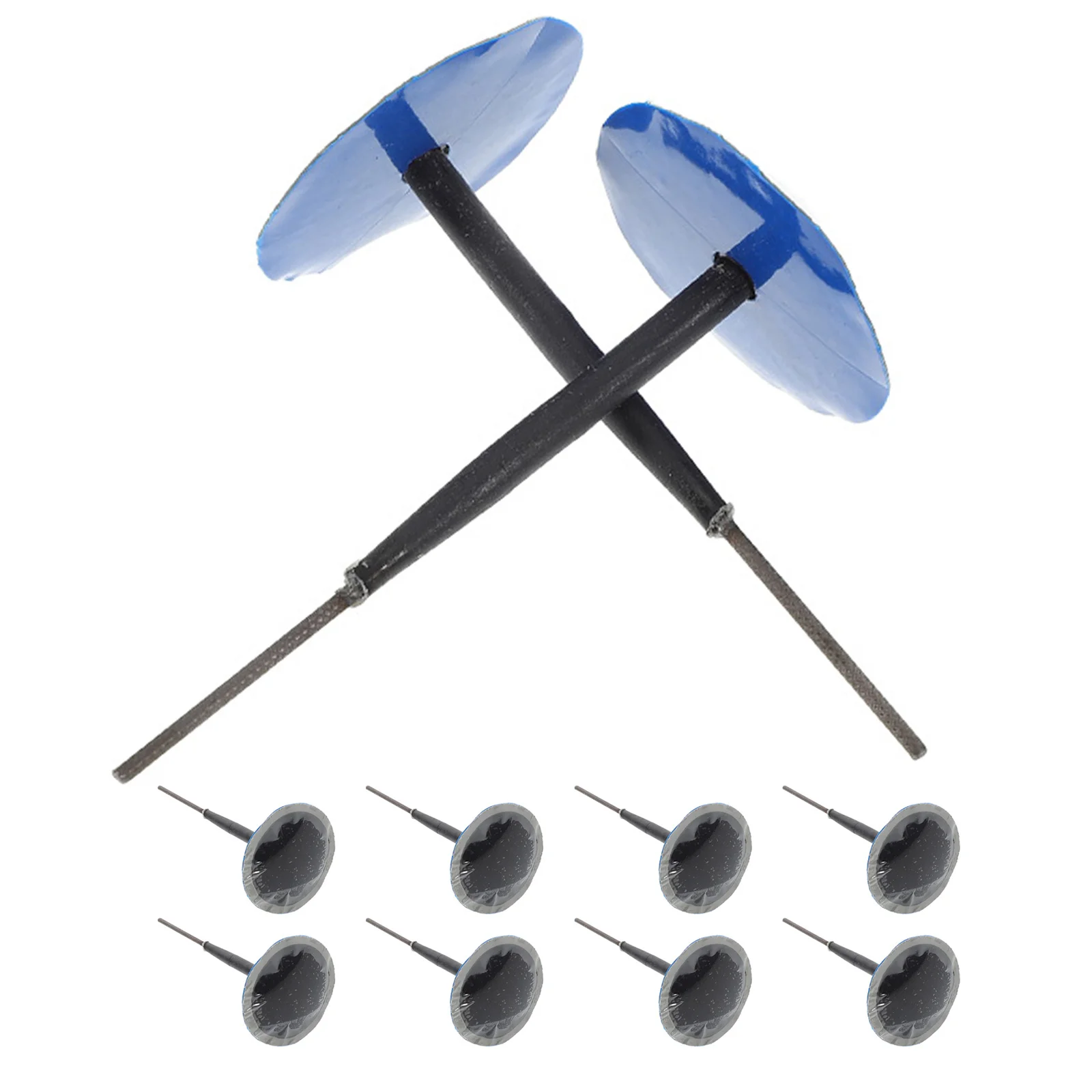 

10 шт. гвозди-заплатки для ремонта шин, саморезы для проколов, резиновые винты для авто, грузовиков, тракторов, черные самонарезающие винты