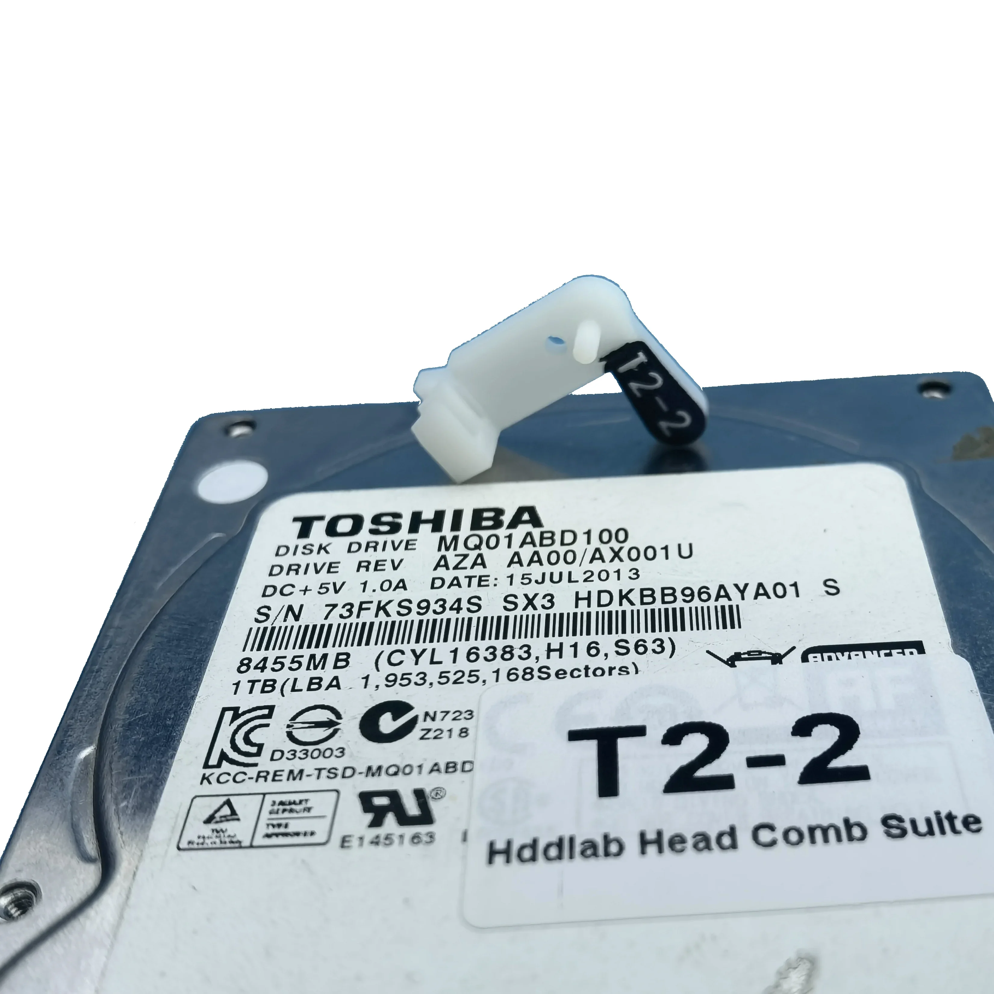 Imagem -03 - Ferramentas de Substituição da Cabeça do Disco Rígido Pente Registro de Dados Obras para wd st Samsung Hgff e Toshib 25 Polegadas 35 Polegadas