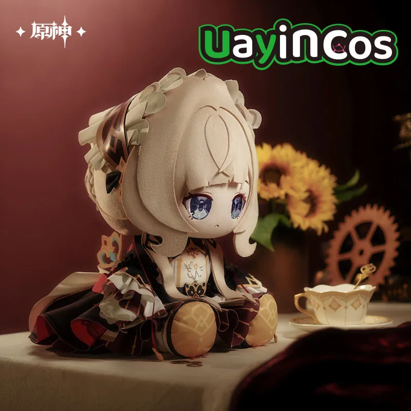 36cm Genshin Impact Sandrone Sitting Posture Stuffed Plushie Plush Doll Clothes Pillow Anime Game Ornament Toy Gift Cosplay Cost