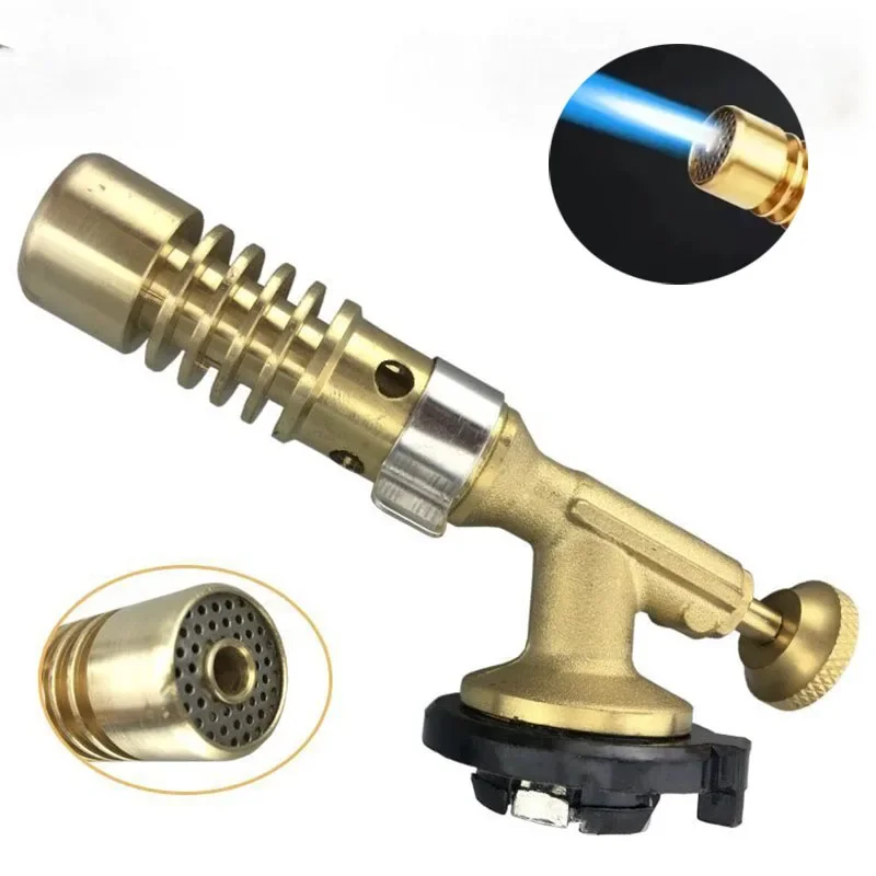 Multifunction Welding-Burner Welding Gas Burner Flame Gas Torch Flame Gun Blow for BBQ Camping Cooking Lighter Heating Camping