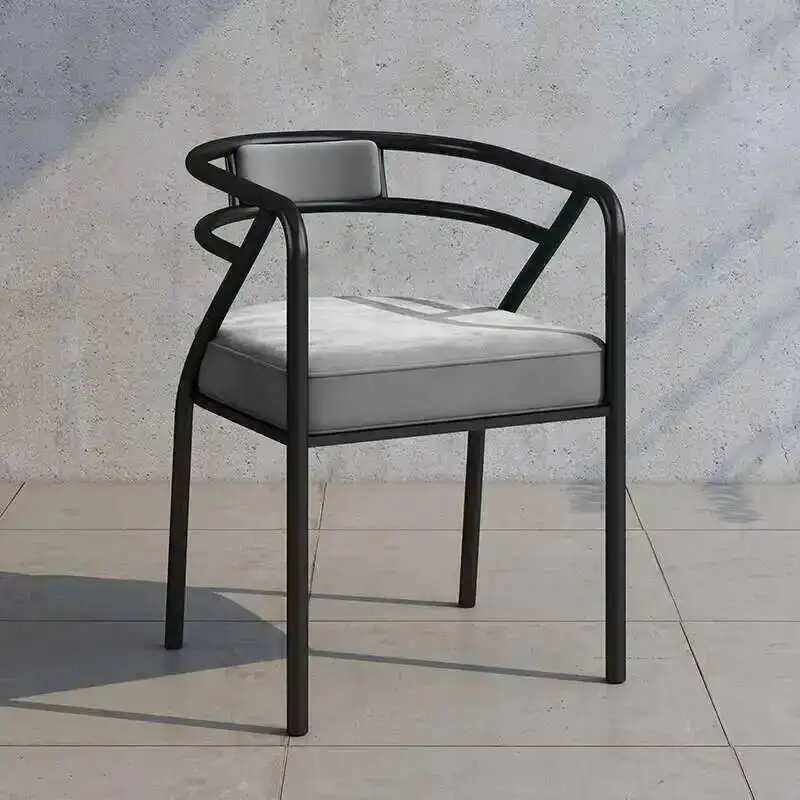 

Dining Legs Luxury Set Gold Metal Chairs Nordic Velour Lounge Chair Modern Upholstered Sedie Da Pranzo Moderne Home Furniture