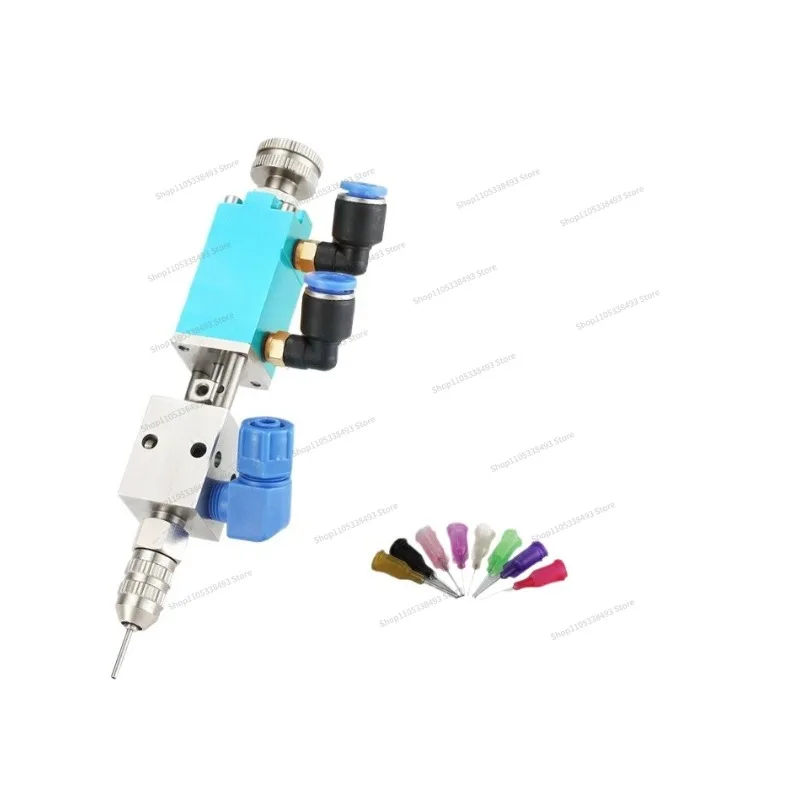 For ZC-21 Precision Complex Thimble Dispense Valve, Stainless Steel, Micrometer UV Glue Ink Alcohol Single Liquid Valve